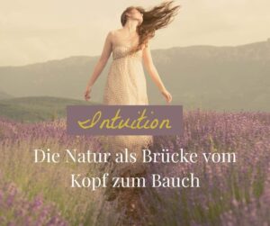 Die Natur als Brücke vom Kopf in den Bauch Intuition Blog-Artikel von Anita Maas